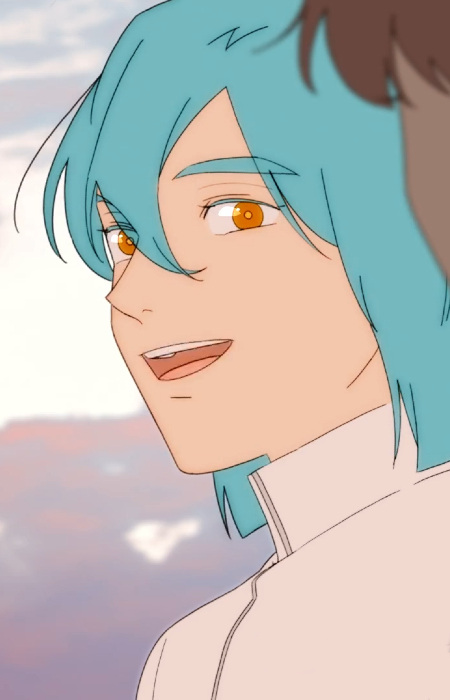 Blue-haired Saio
