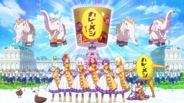 Curry Meshi x Zombieland Saga poster