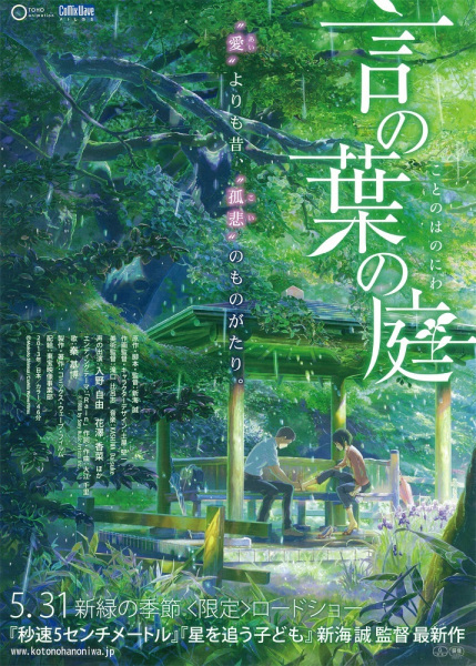 Kotonoha no Niwa poster