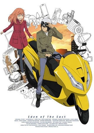 Eden of The East Compilation: Air Communication; Higashi no Eden Recap poster