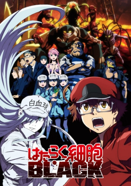 Hataraku Saibou Black poster