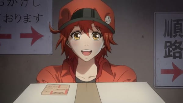 Hataraku Saibou CM poster