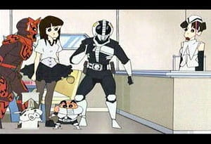 Crayon Shin-chan Manatsu no Yoru ni Ora Sanjou! Arashi wo Yobu Den-O vs. Shin-O 60-pun Special!! poster