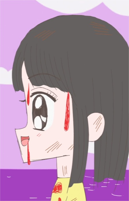 Woman from 4-frame Manga
