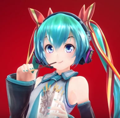 Hatsune Miku: Hiyashite Narasou Okashi no Ii Oto poster