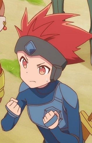 Spiky-Haired Student