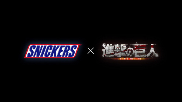 Snickers x Shingeki no Kyojin poster