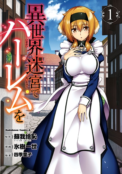 Isekai Meikyuu de Harem wo cover