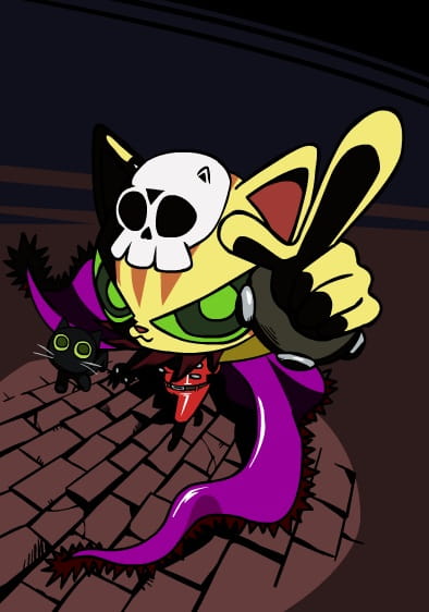 Ankoku Cat VS poster